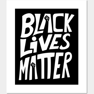 BLM (White) Posters and Art